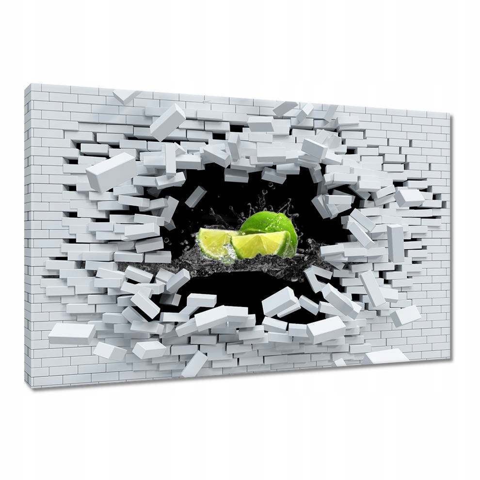 

Obrazy 60x40 Limonka w czerni