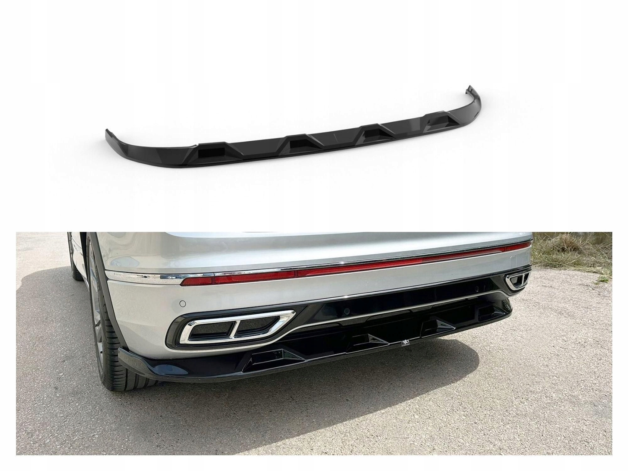 Kryt zadního nárazníku difuzér pro Volkswagen Tiguan II 2020-2023