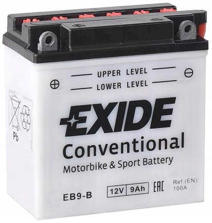 

Akumulator Exide YB9-B 12N9-4B-1 9Ah Piaggio