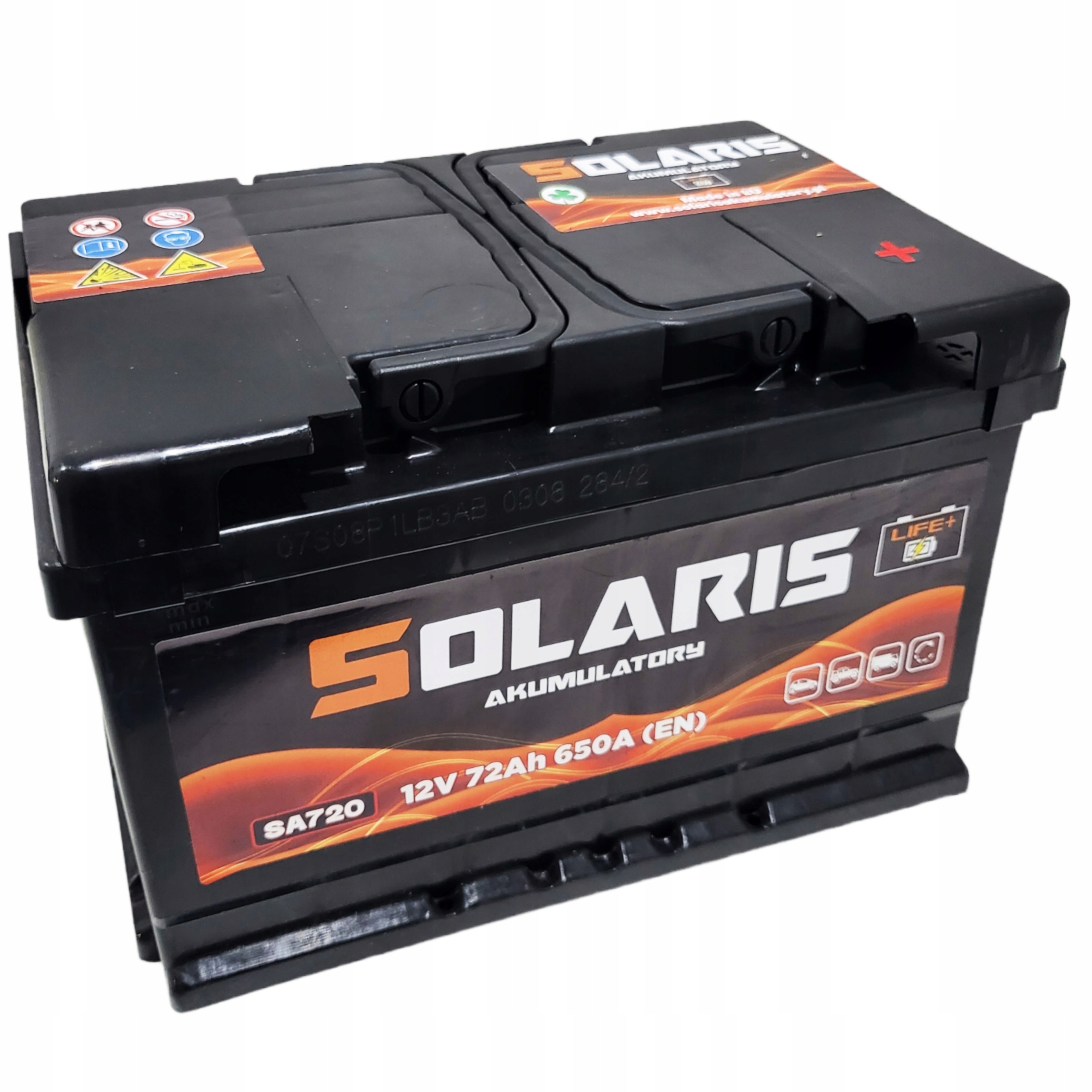 AKUMULATOR SOLARIS 72Ah 650A SA720 Model Solaris