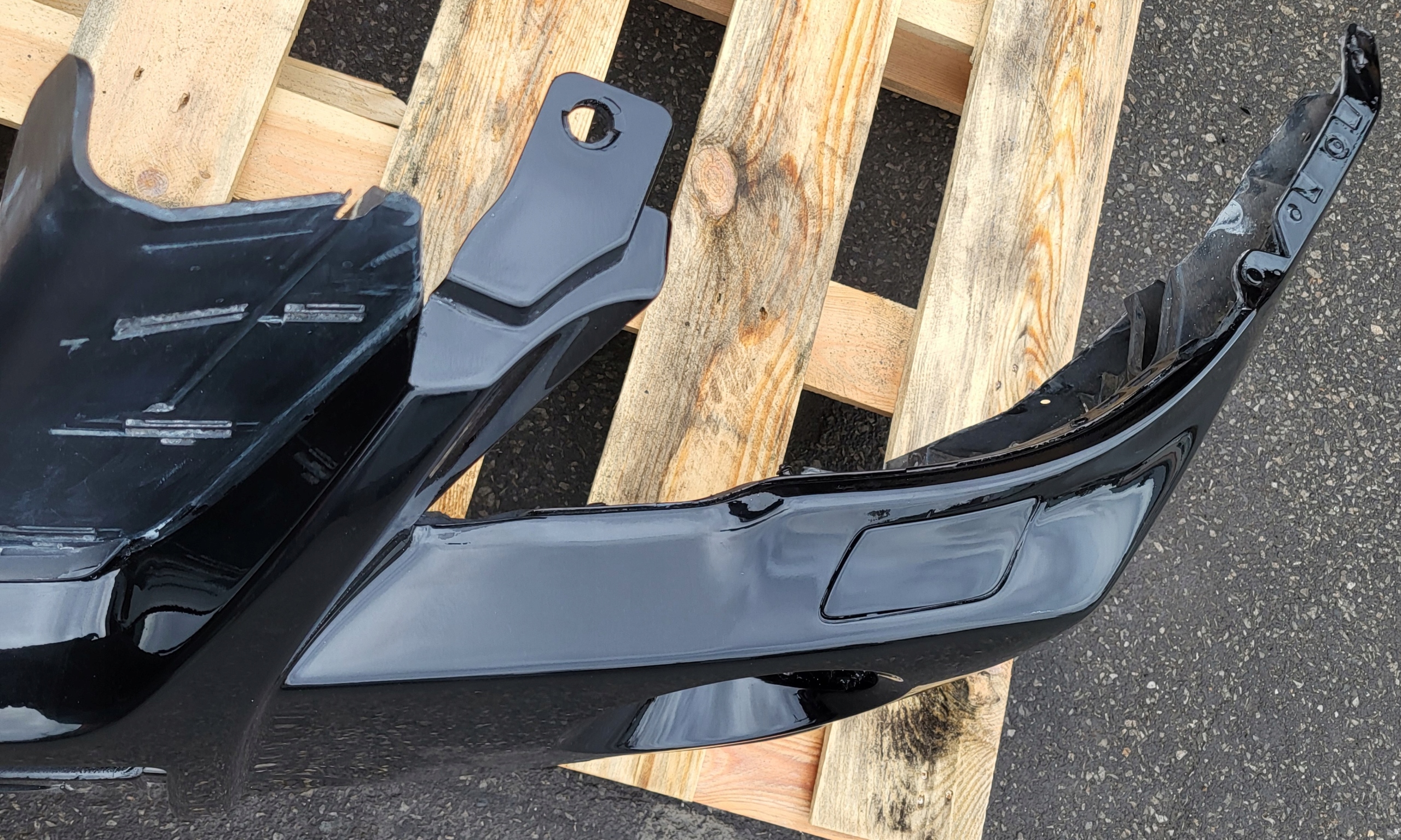 front bumper console RAMA front MERCEDES ML W164 LIFT AMG black C197