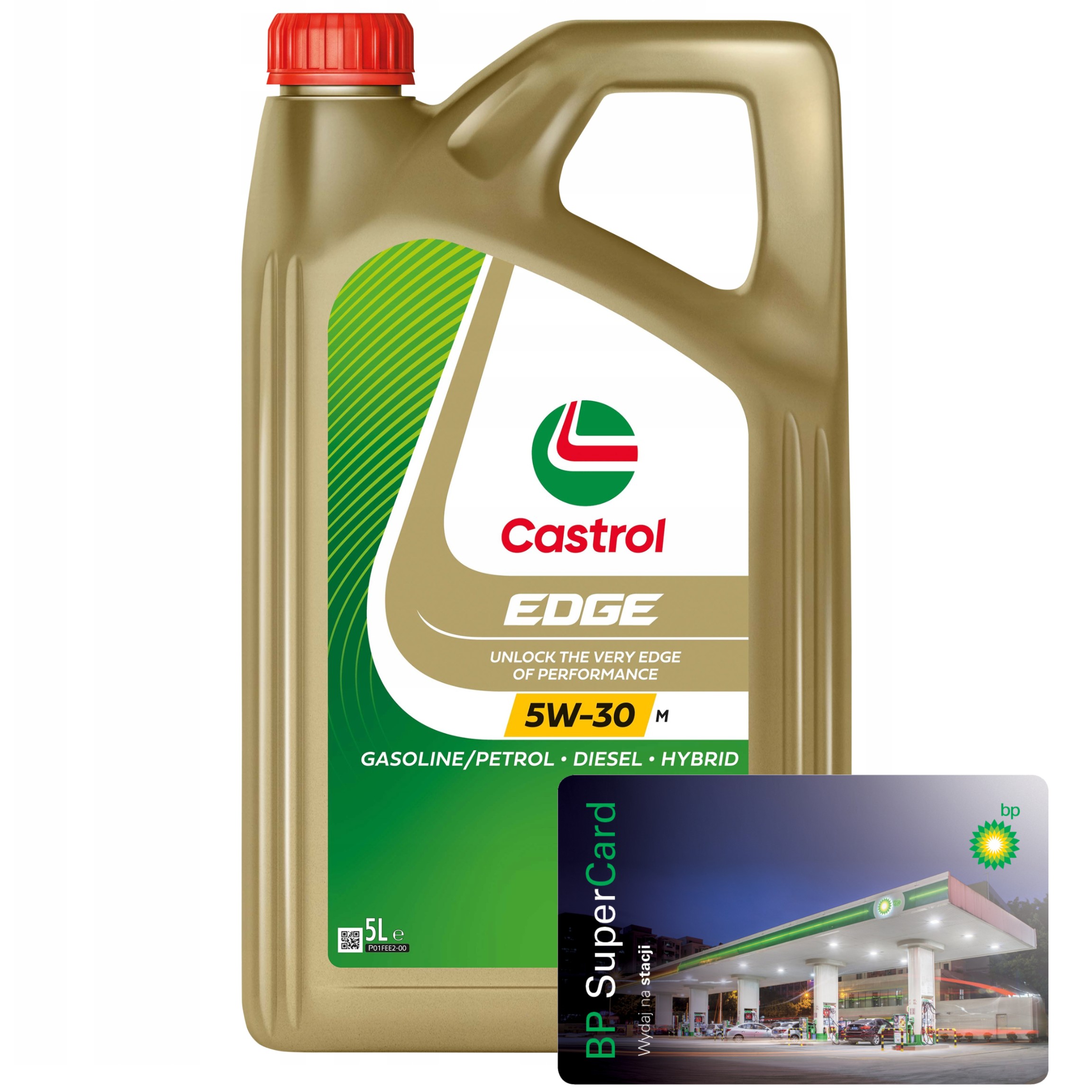 Castrol Edge Motorový olej 5W-30 M 5L Dárek Palivová Karta Bp