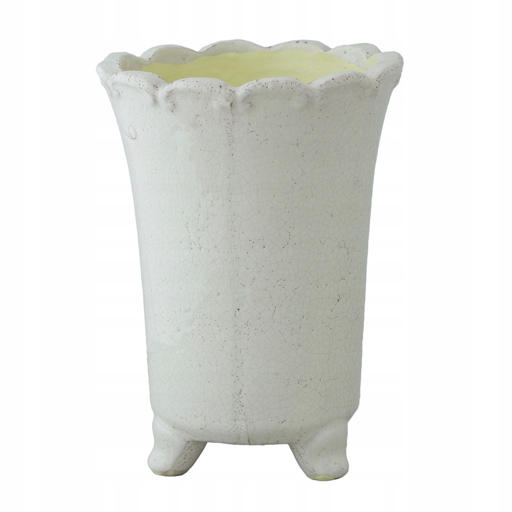 BEŻOWA DONICA ceramiczna wys. 22cm