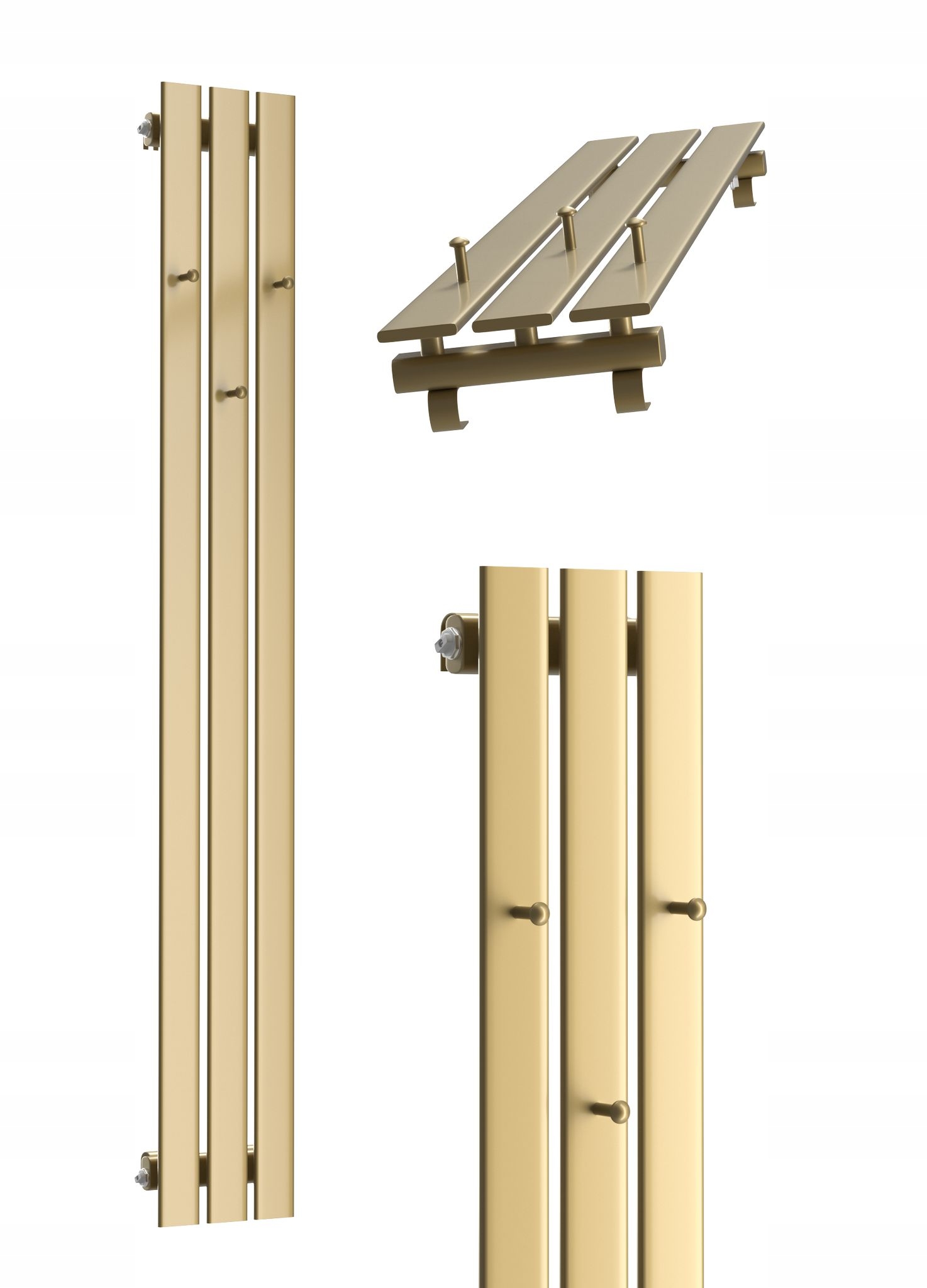 Dekorativní Radiátor Bellohook 180x22 Antik Světlý
