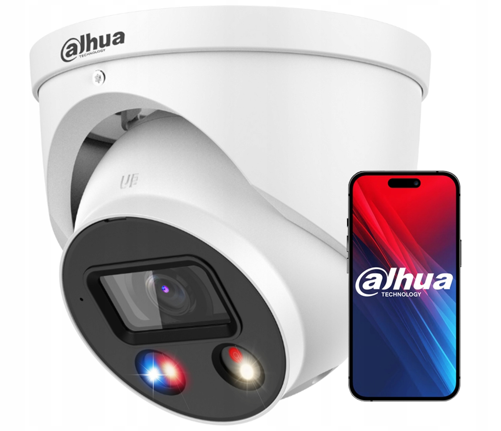 5Mpx Ip kamera TiOC Mikrofón FullColor Aktívne odpudzovanie Ir/led Dahua