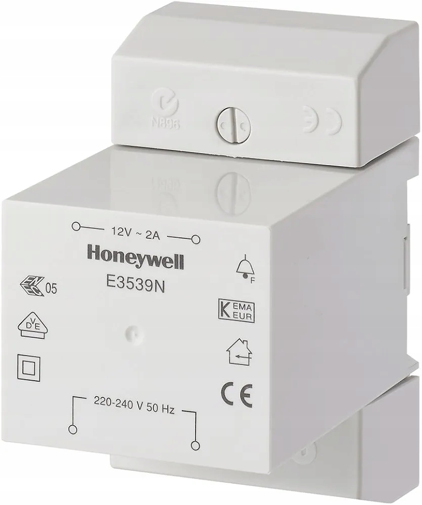 Honeywell E3539N zvonkový transformátor Vde 2