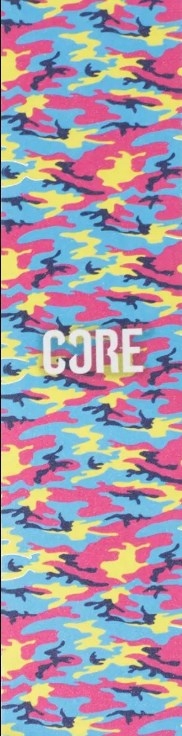 Grip Tape do hulajnogi wyczynowej Core Neon Camo 57,2x14cm