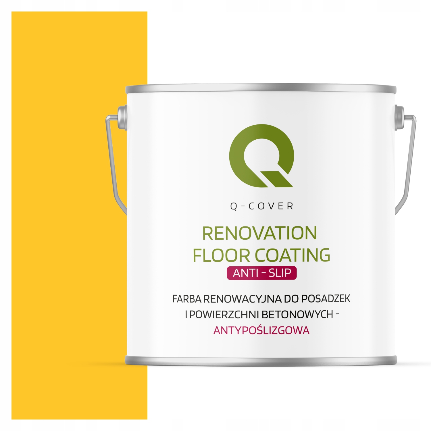 Renovačná Farba Na Podlahy Protišmyková Žltá Výstražná RAL1023 5L