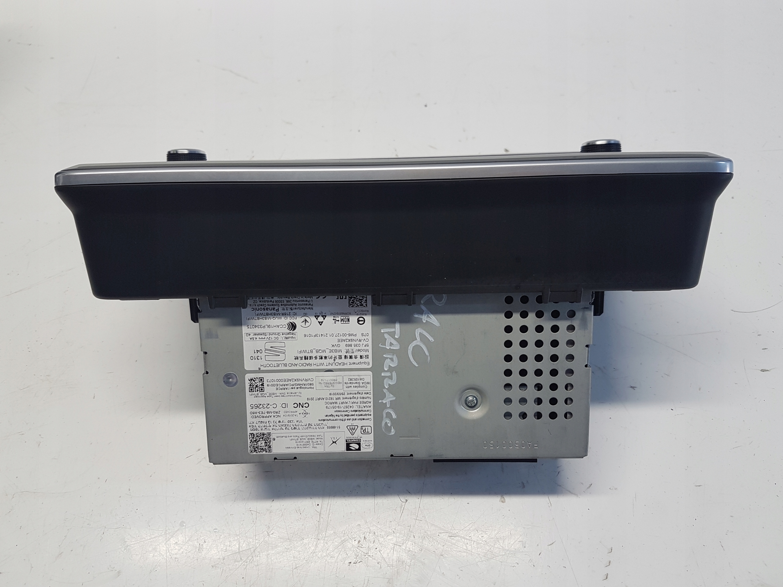 SEAT TARRACO radio display navigation media ory