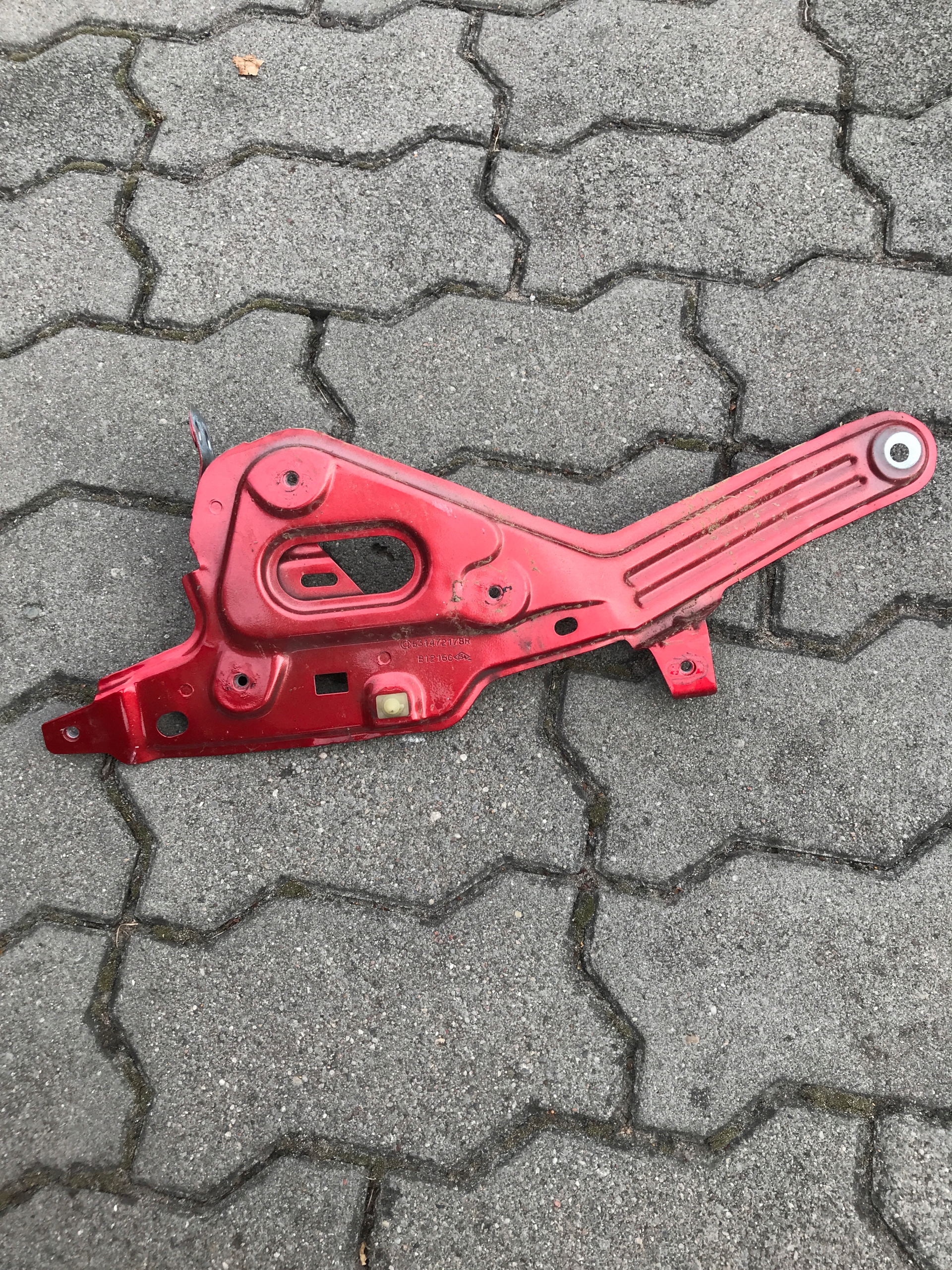 WSPORNIK BLOTNIKA LEWY PRZOD SMART FORFOUR II 453