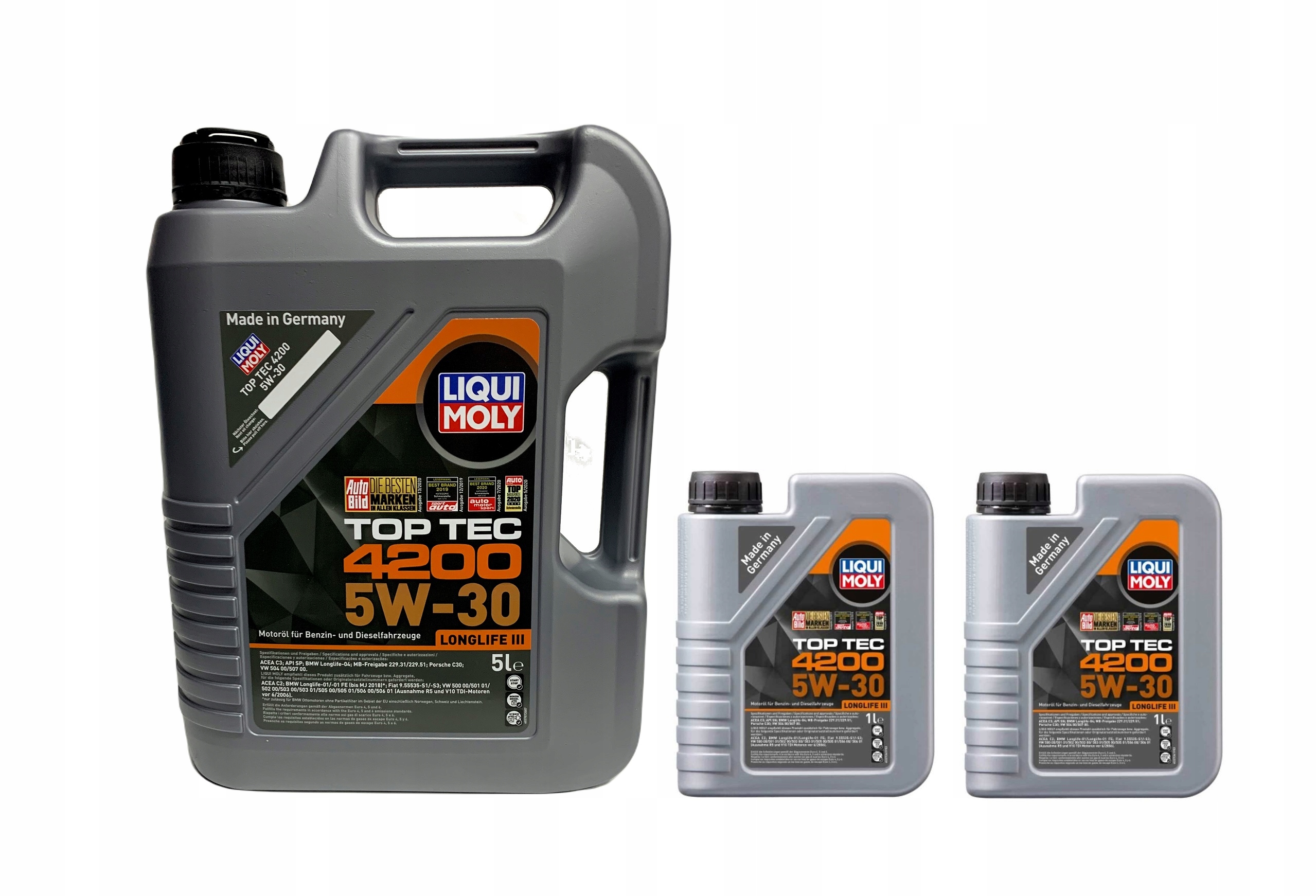 

Liqui Moly Top Tec 4200 5W30 8973 Longlife III 7L