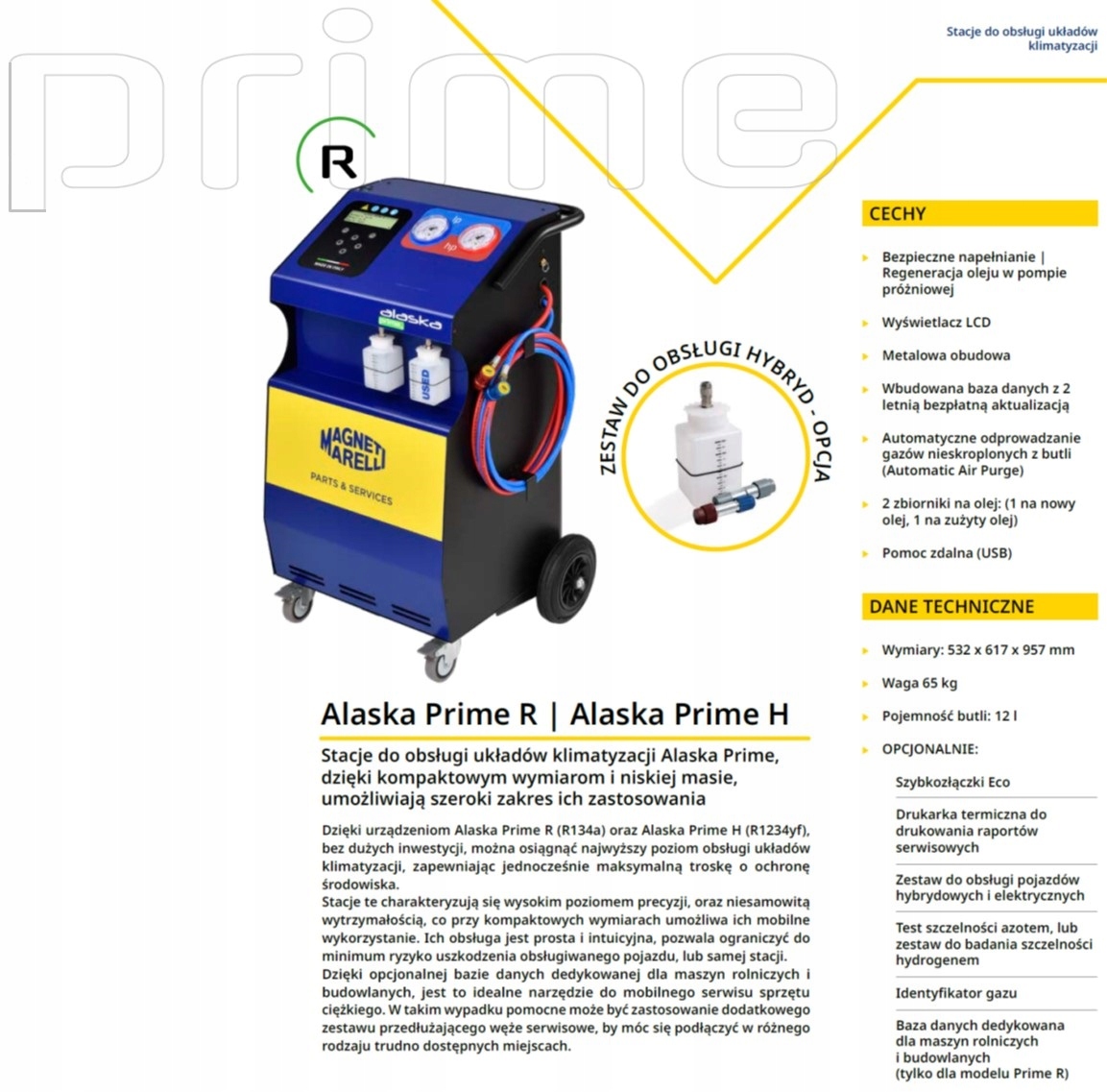 Stacja Klimatyzacji Magneti Marelli ALASKA PRIME Tryb pracy automatyczny