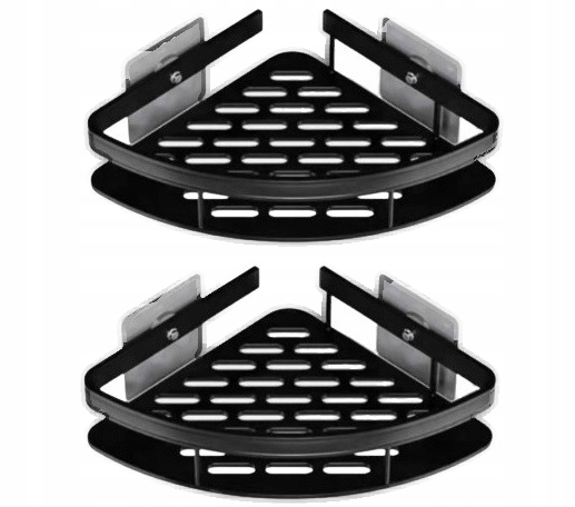 2 ШТ. ПОДВЕСНАЯ ПОЛКА САМОКЛЕЯЩАЯСЯ ЛОФТ НАСТЕННАЯ ВАННАЯ КОМНАТА ДУШ