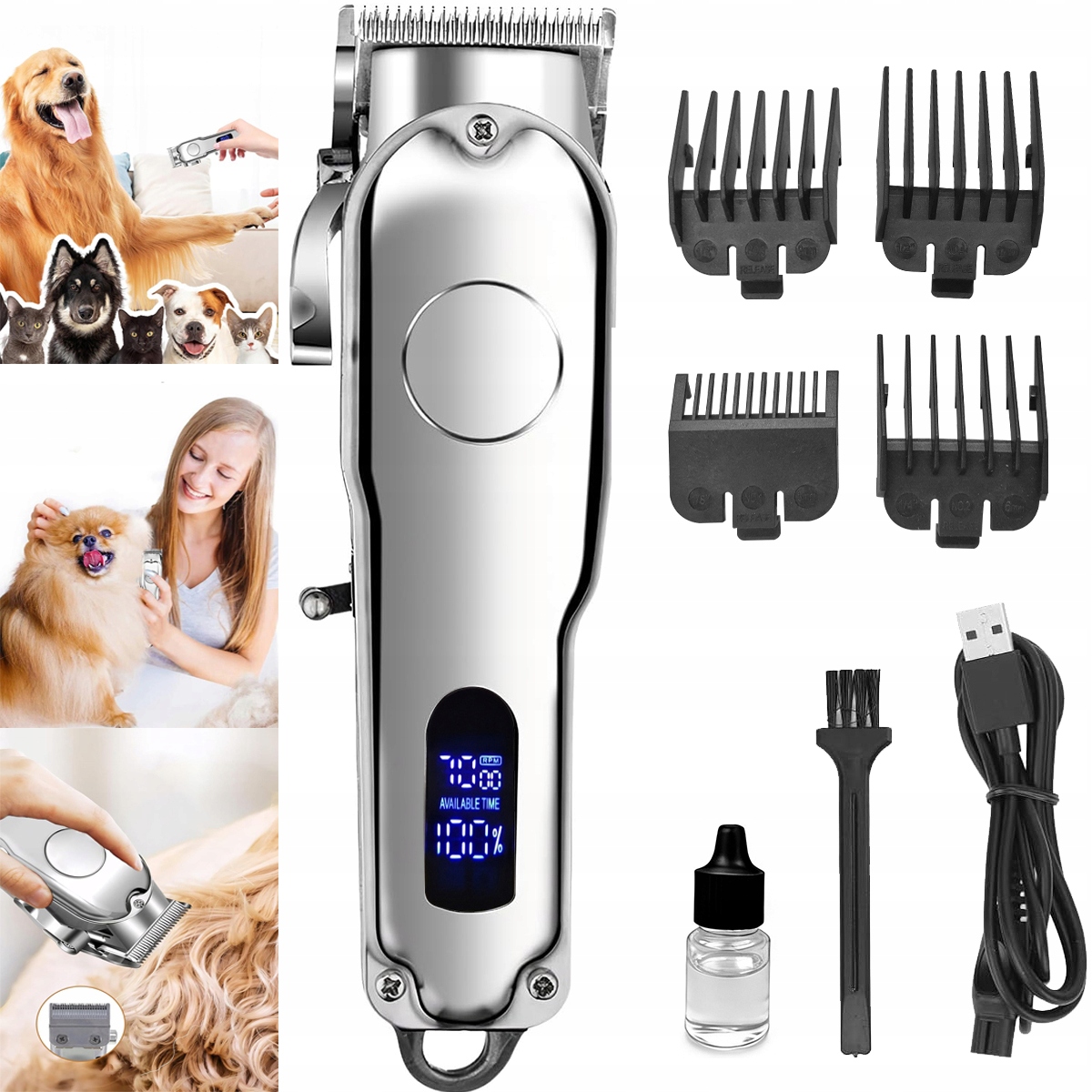 Profesionální Stroj Na Stříhání Psů, Koček A Zvířat