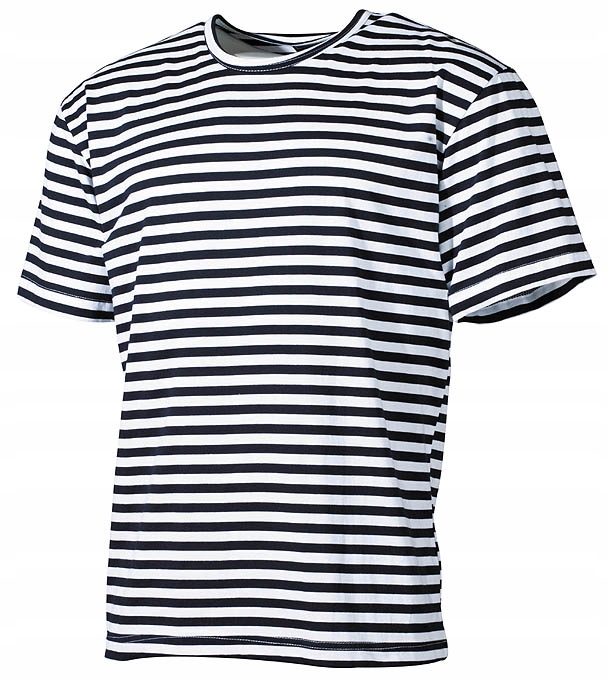 Koszulka marynarska, żeglarska t-shirt w poprzeczne paski, Mfh S