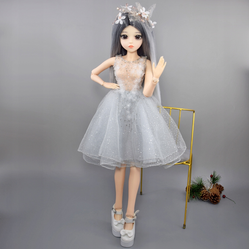 1/3 Bjd Doll 60cm Girl Doll Toy with Wig Dress 702802775666 eBay