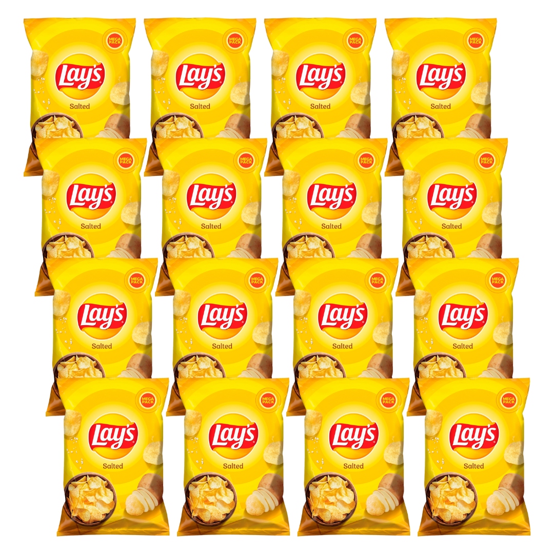 Lay's Lays Salt Chipsy ziemniaczane solone 16x 200g