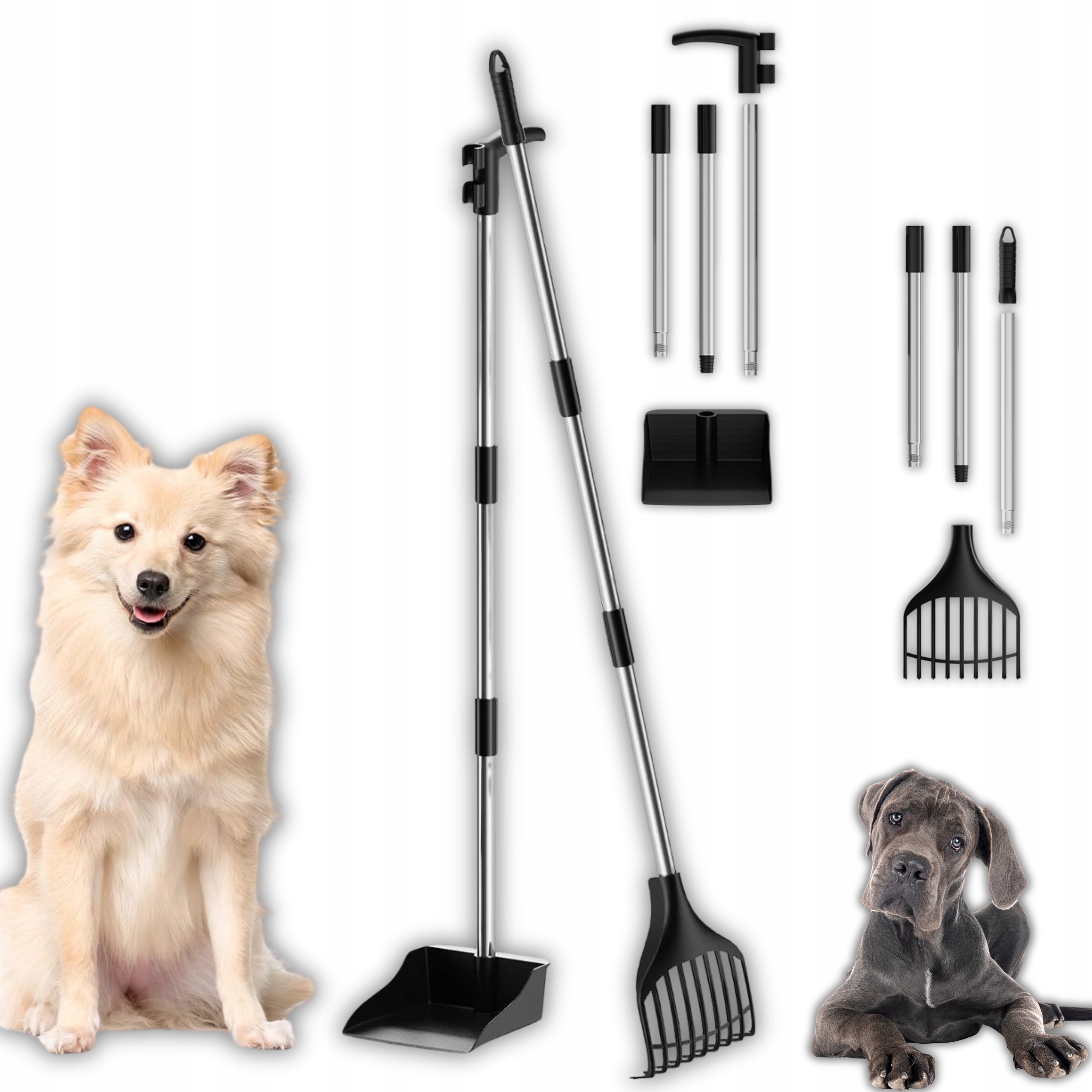 Levně Sběrač Psích Výkalů Lopatka A Lopatka Sada Sběrač Psích Hovínek Zásuvka 2el