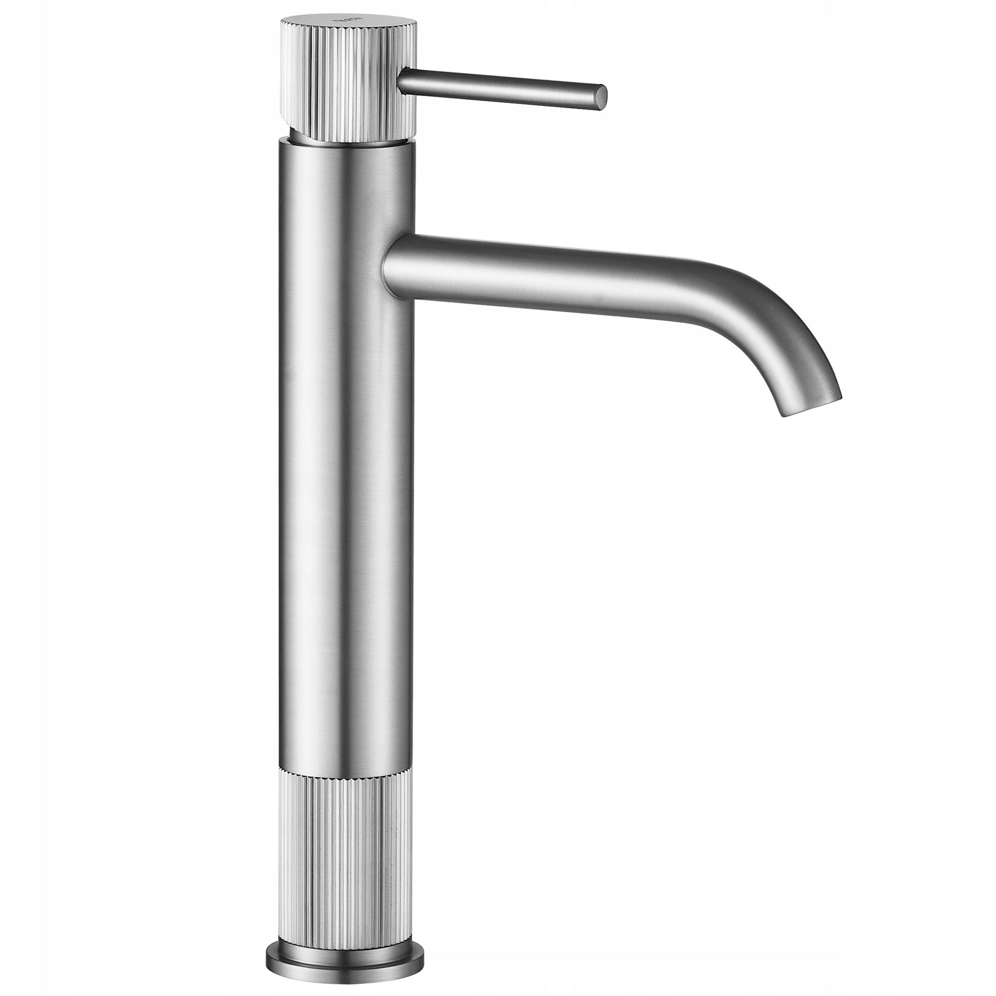 Vysoká Umývadlová Batéria Rea Lungo Stripe Nikel Brúsená Stojaca