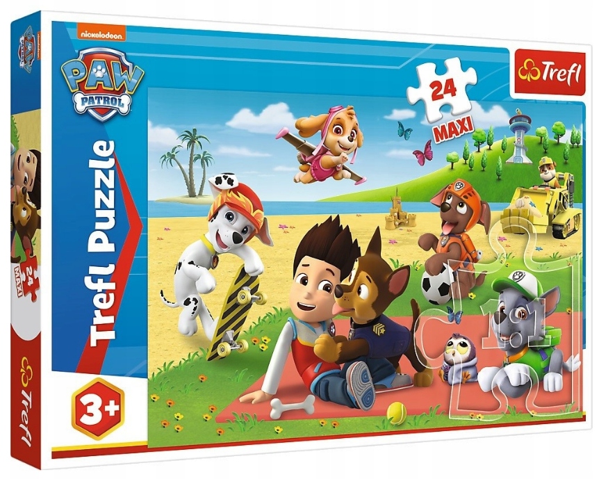 

Puzzle 24 Maxi Zabawa na kocu Psi Patrol Trefl
