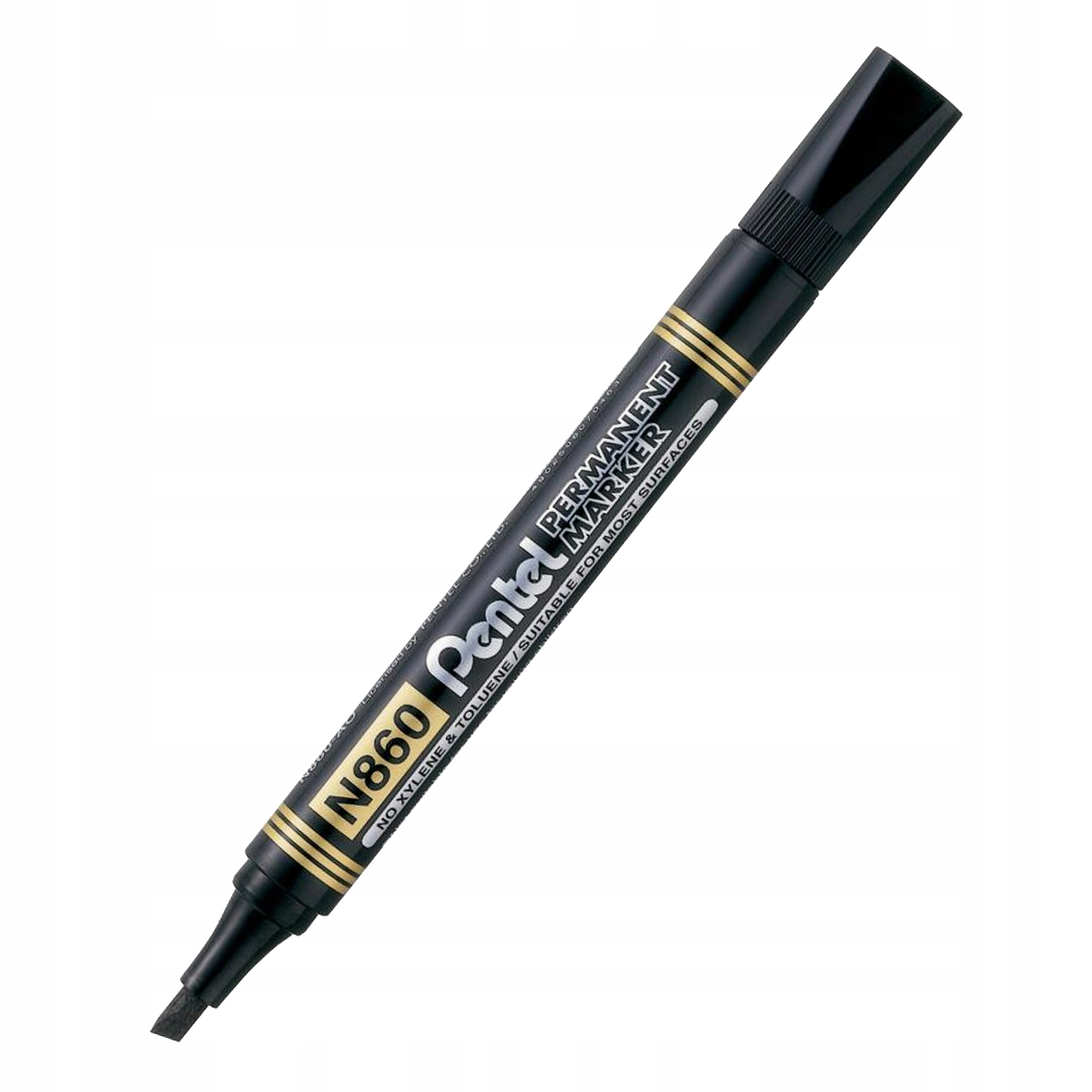 

Marker Permanentny N860 Ścięty Czarny Pentel 4,5mm