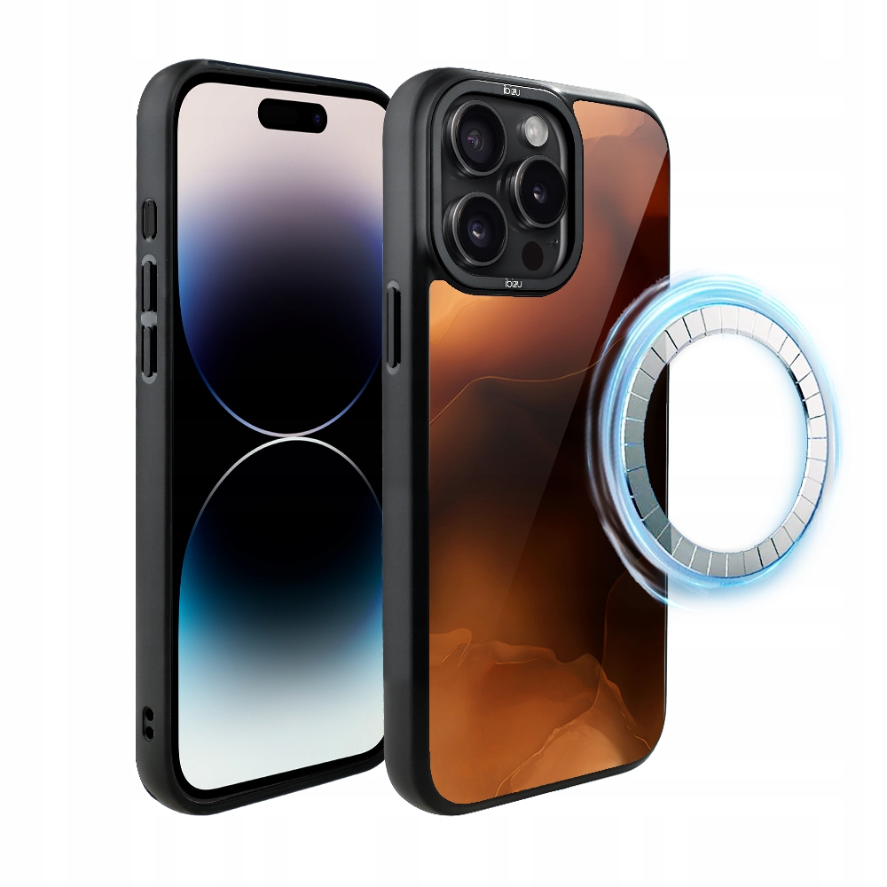 Matný Pouzdro Ibizu DropGuard s MagSafe na iPhone 14 Pro, barva Mars Sunset