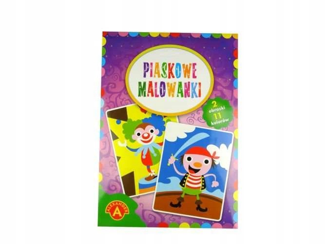 

Piaskowe malowanki klaun i pirat