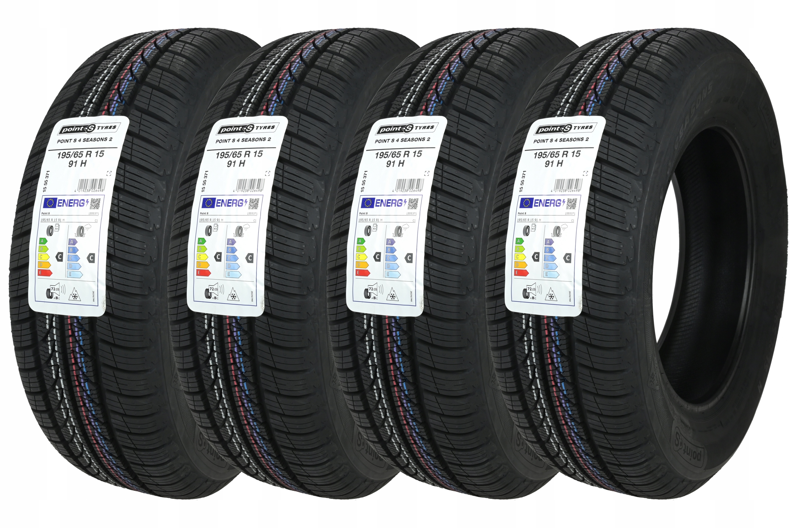 

4 x 195/65R15 91H 4Seasons 2 Point S Całoroczne
