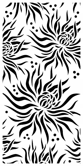 Malířská šablona na omítky 92 cm Architektonický beton Omítka