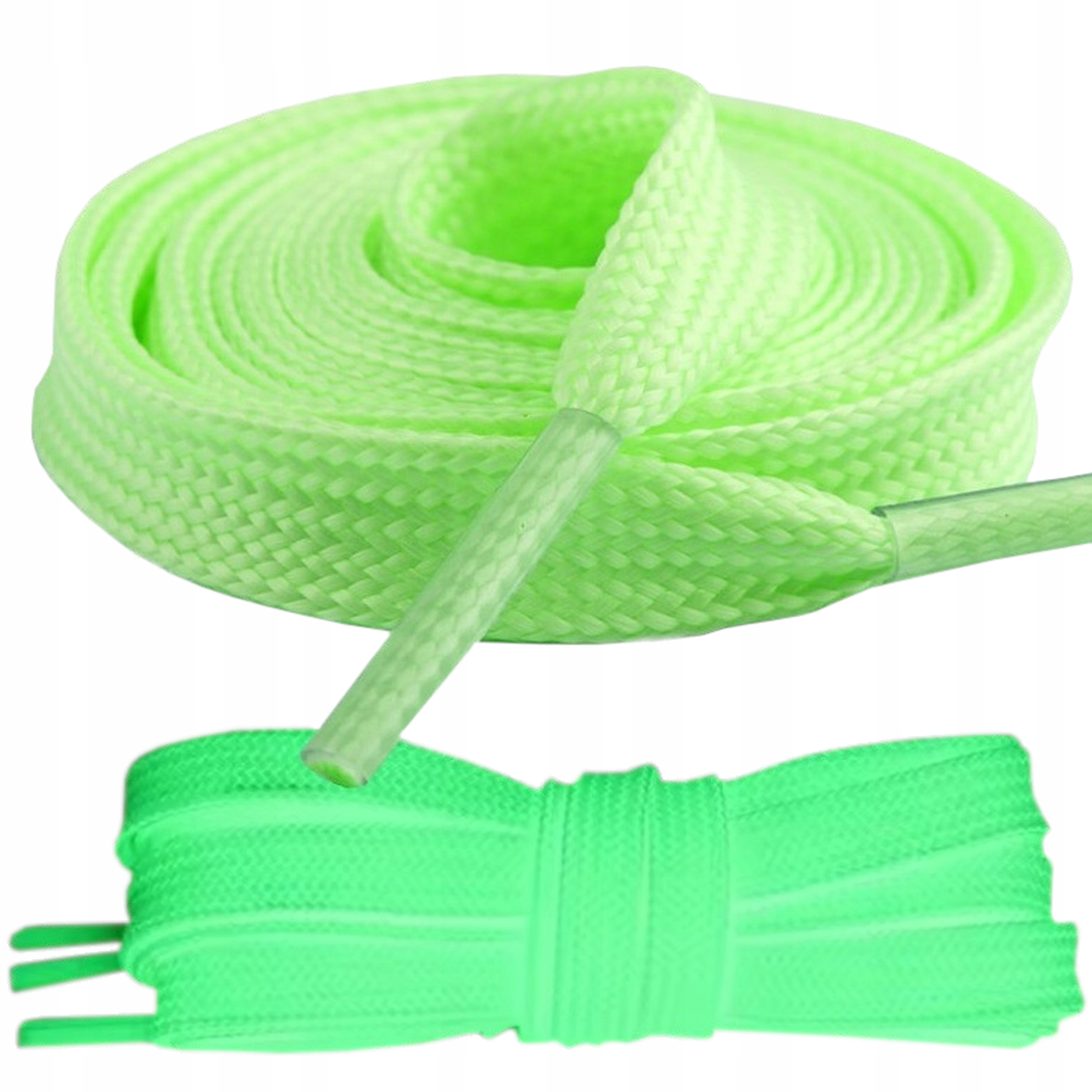 SZNUROWADŁA SZNURÓWKI FLUORESCENCYJNE NEONOWE ŚWIECĄCE W CIEMNOŚCI 120 CM