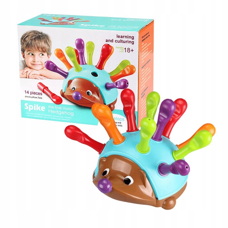 JEŻ ZABAWKA EDUKACYJNA SORTER MONTESSORI UKŁADANKA KLOCKI EAN (GTIN) 5907508465896