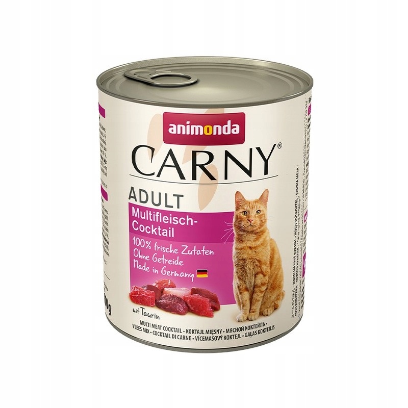 Levně Mokré krmivo pro kočky Animonda masový koktejl 800 g