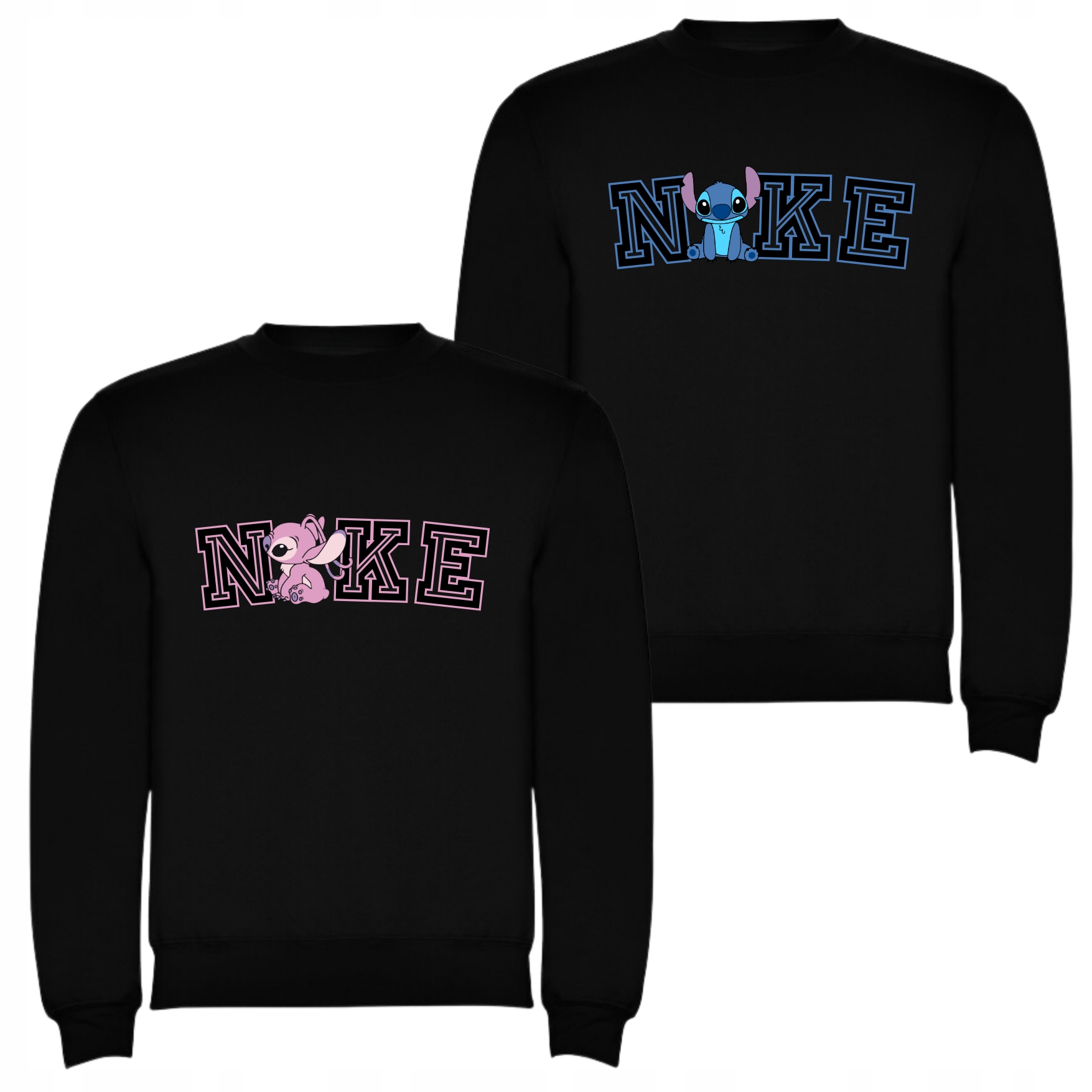 2 Mikiny Crewneck Pro Páry Pro Zamilované Dárek Valentýnský Pár