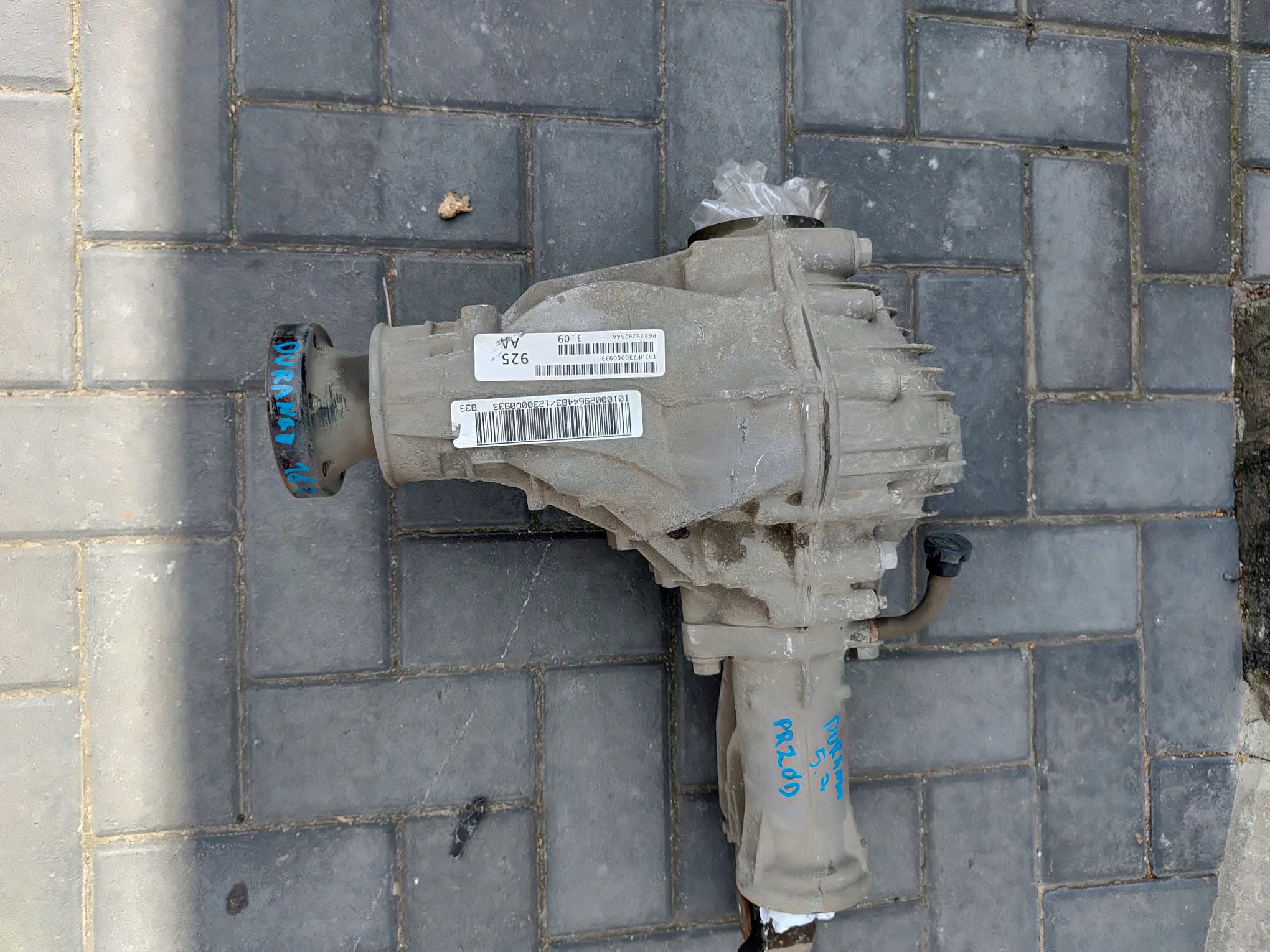 Dodge Durango 18- Reduktor Most Przedni P68352925AA 3.09