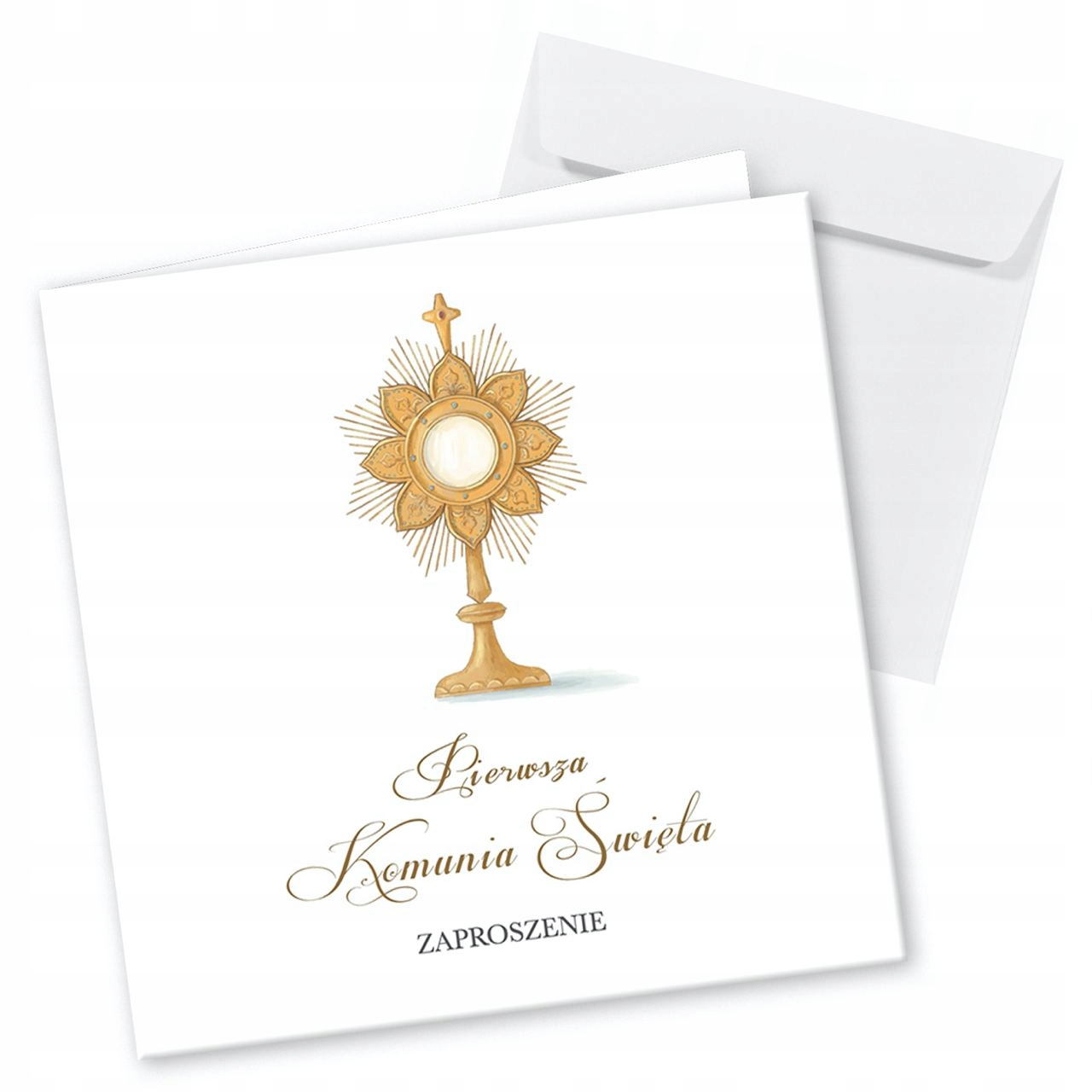 ZAPROSZENIA na Komunię, Pierwsza Komunia Delikatne