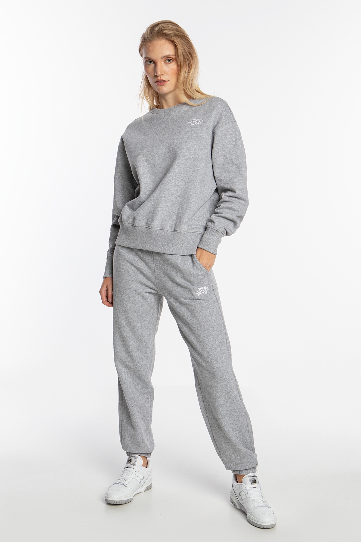 Dámské teplákové kalhoty The North Face Essential Jogger Light Heather XL