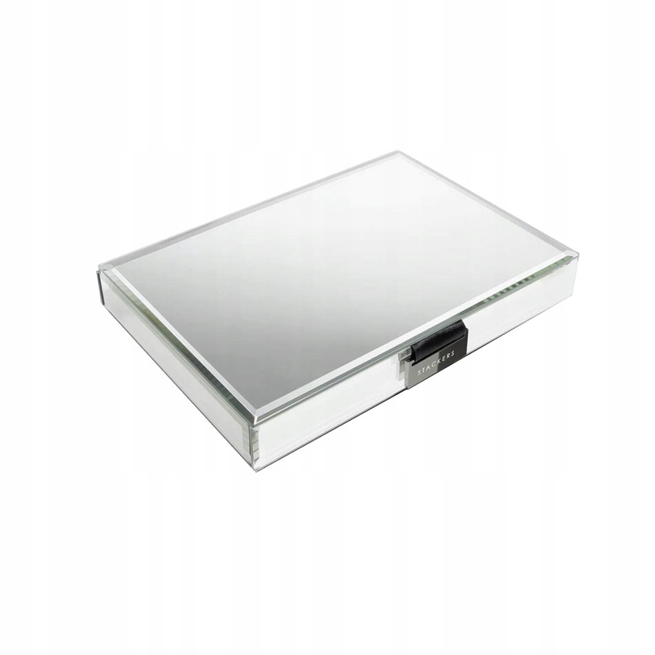 Krabička na šperky s jedním zrcadlovým víkem Glass Classic Stackers