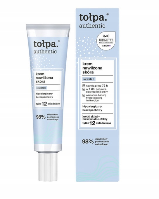 Tołpa Authentic Krem Głęboko Nawilżający Do Twarzy Regenerujący 40ML