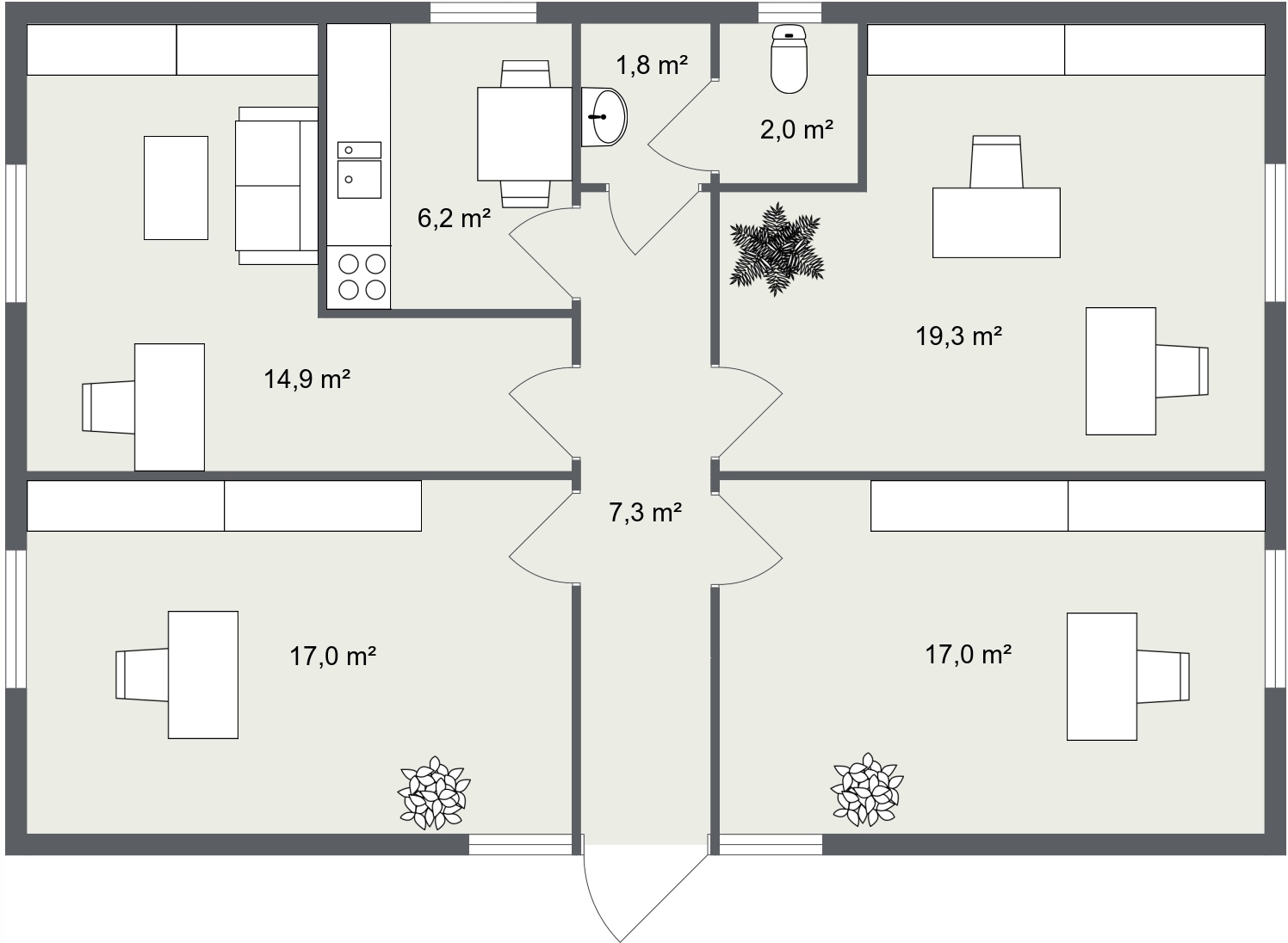 SZYM-BUD Magazyn sklep płyta warstwowa obornicka Wysokość 4 m