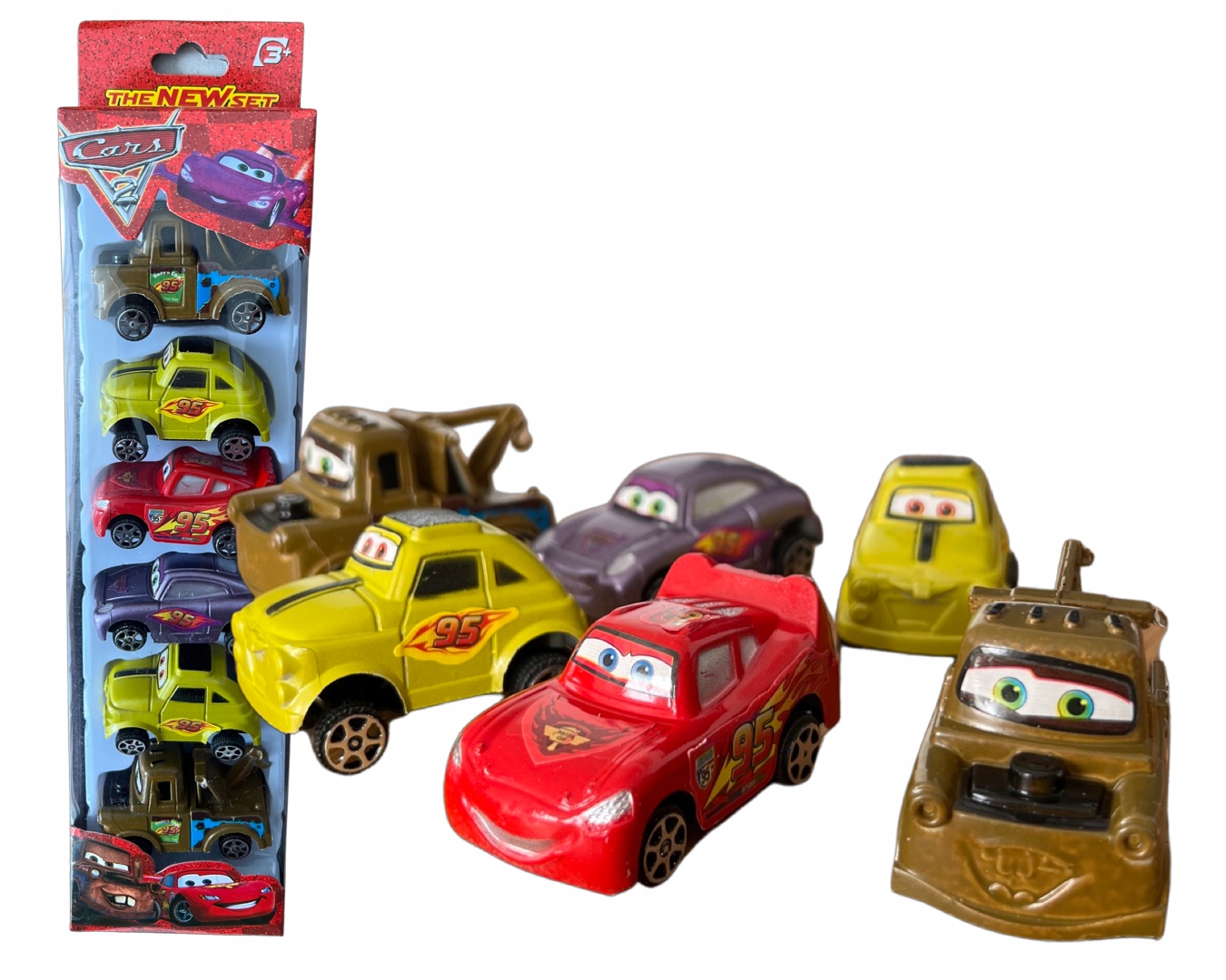 

Zestaw Samochodów Cars Resoraki Zygzak McQueen 6