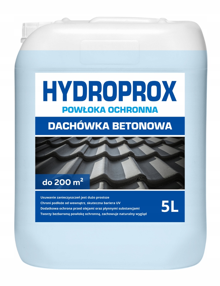 Hydroprox Powłoka Ochronna Do Dachówki Betonowej 5L do 200m2