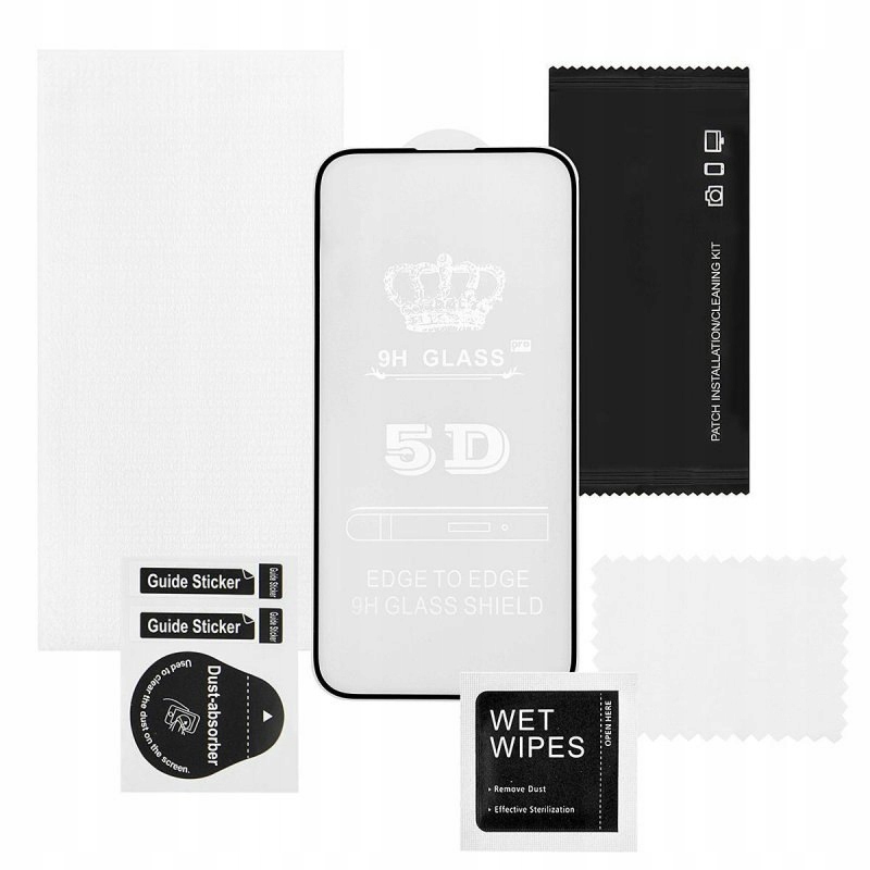 Szkło hartowane 5D Bp do Realme Gt 5G Full Glue czarny