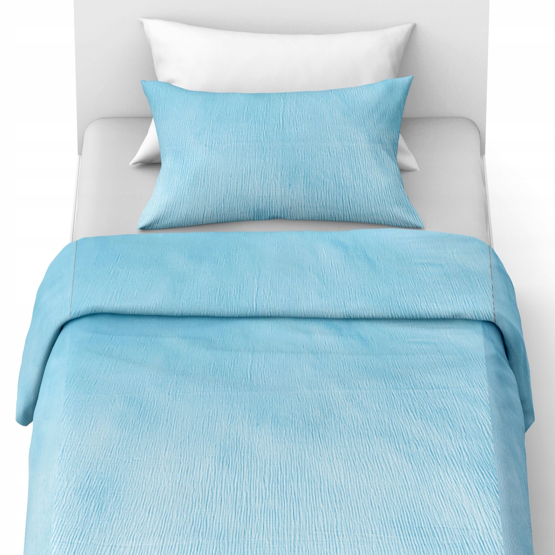 Jemné dětské Povlečení Mušeň 100x135+1x70x80 prodyšné eko Světle Modrá