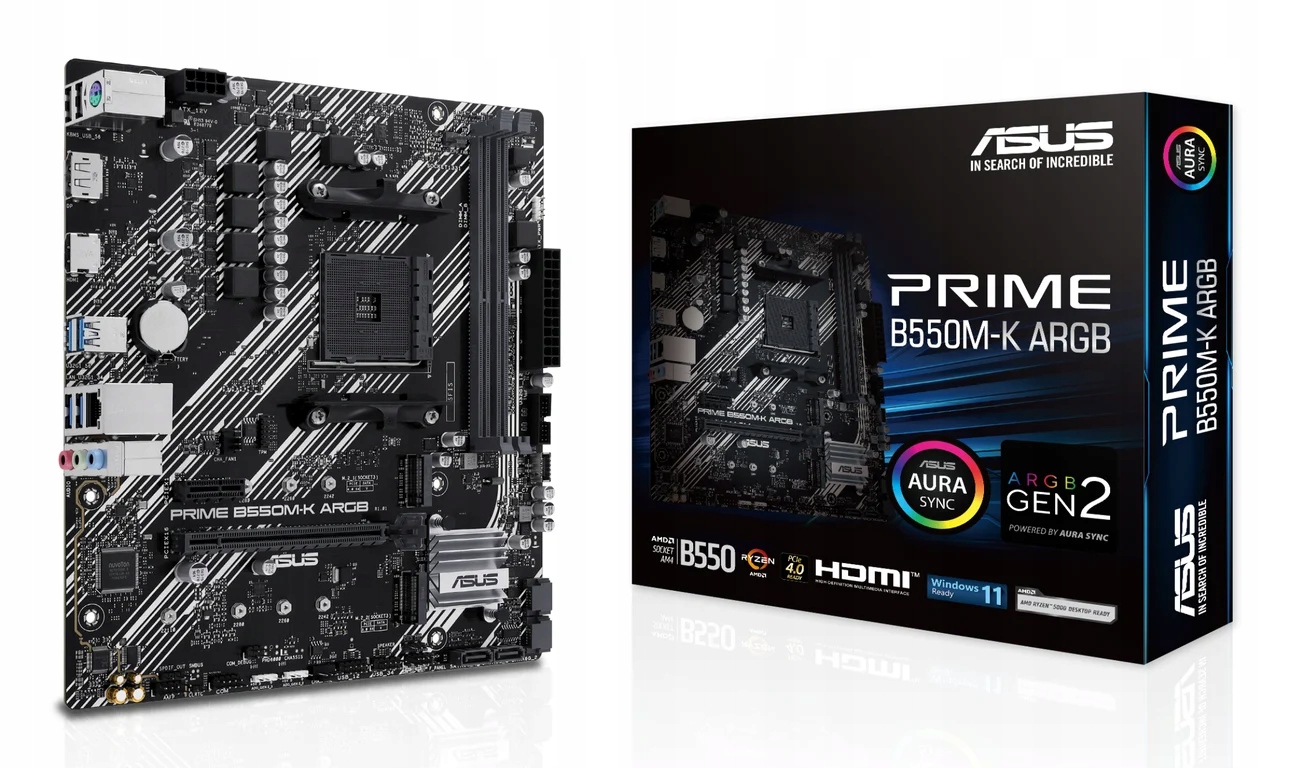 Základná doska Micro Atx Asus Prime B550M-K Argb