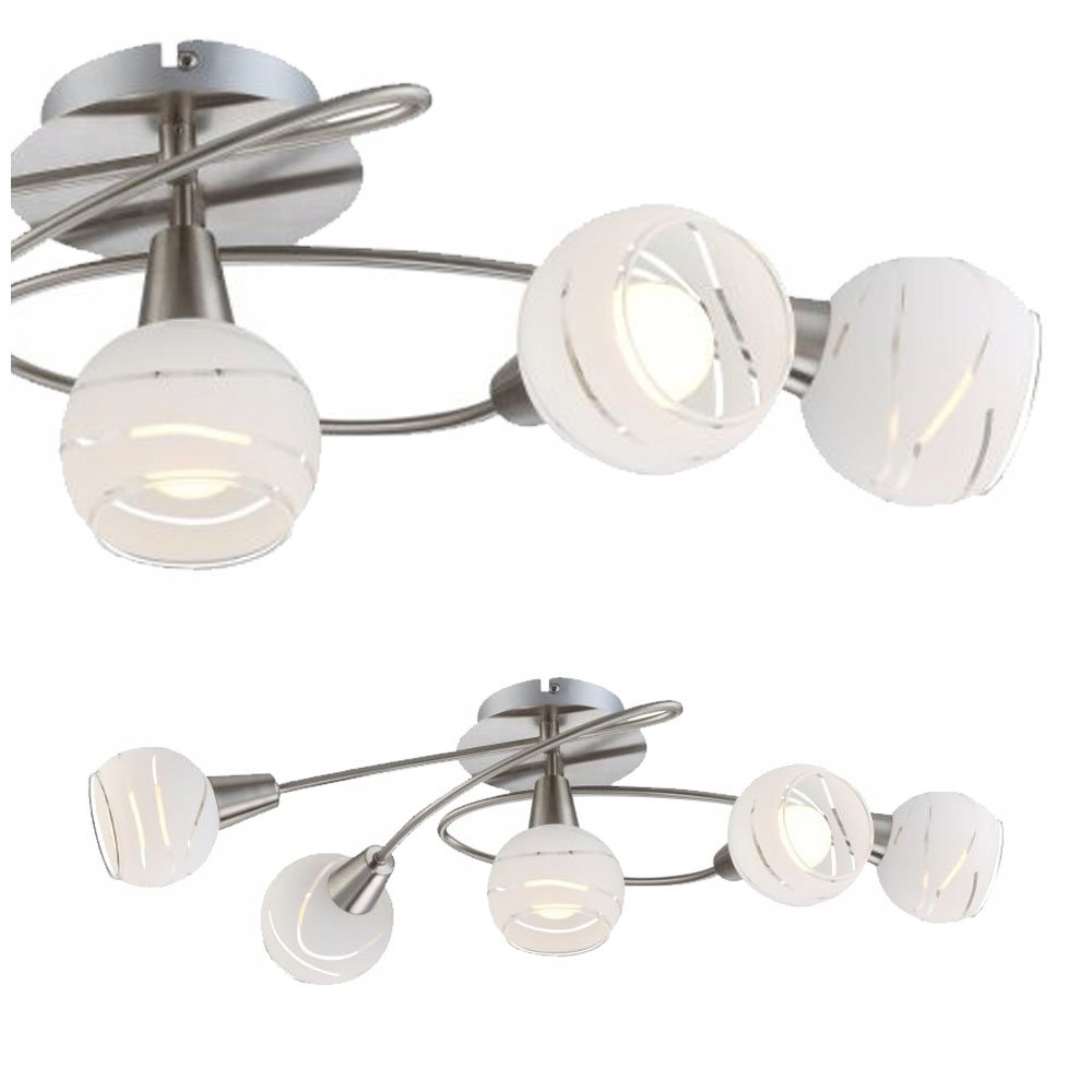 Pětibodová klasická stropní svítidlo Elliott