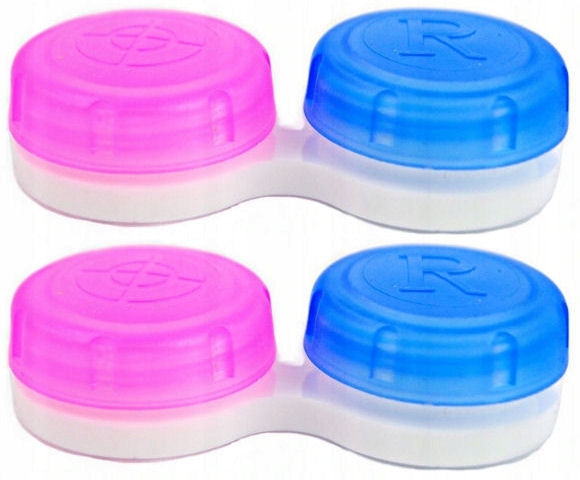 2 x Pojemnik Na Soczewki Różne