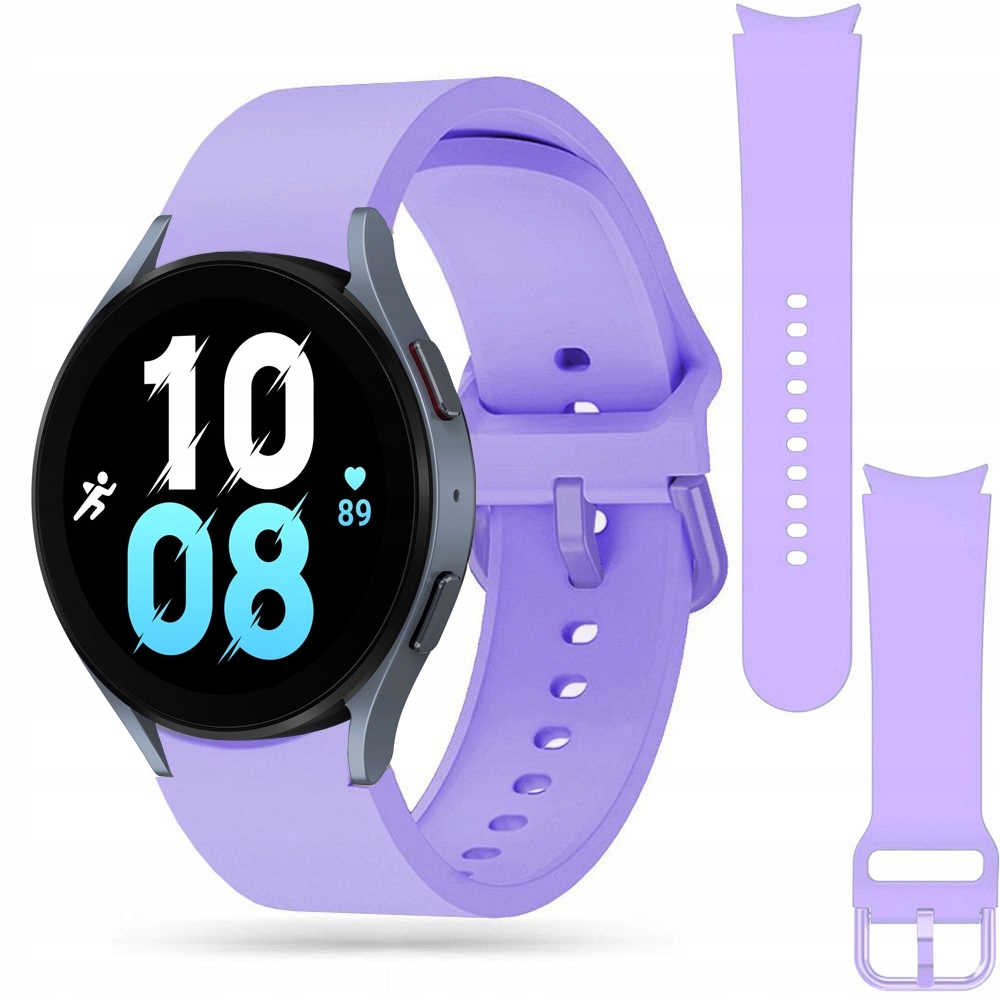 

Pasek Silikon do Galaxy Watch 5 40/44mm, Fioletowy