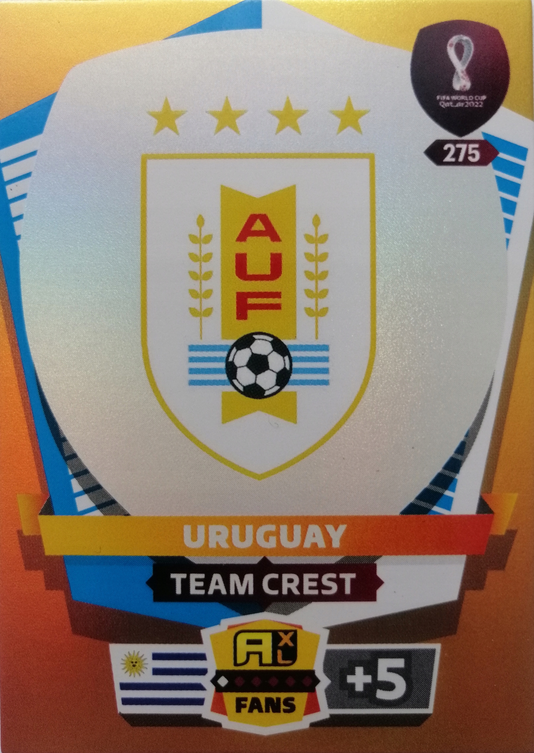 World Cup Qatar 2022 Team Crest Logo 275 Urugwaj