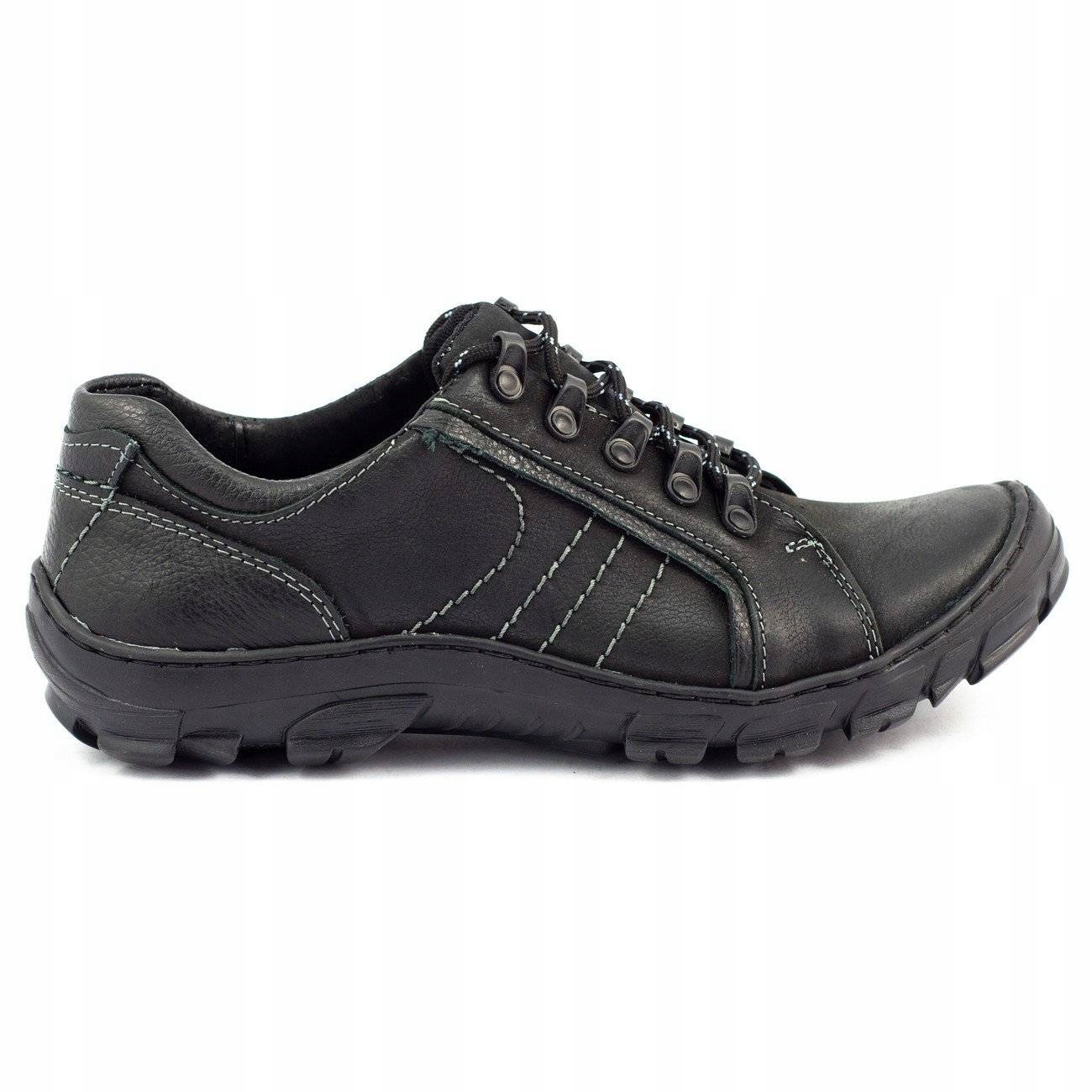

Buty Trekkingowe Męskie Skóra 904 Czarne 42