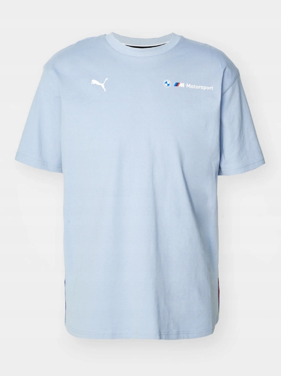 Tričko Tričko Mpower Puma Bmw Mms Ess+ Logo Tee Světle Modrá Vel. L